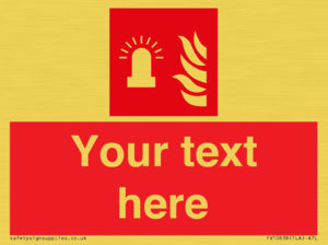 Custom Fire: Fire alarm flashing light